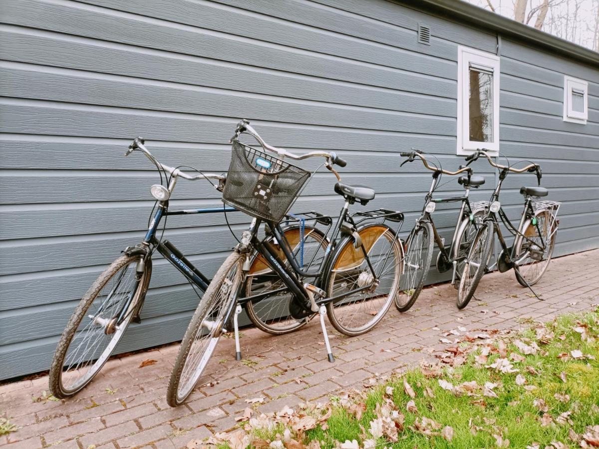 4P Chalet Tolve Met 4 Fietsen Vlakbij Natuurgebieden Drents Friese Wold, Fochteloerveen En Gevangenisdorp Veenhuizen Oosterwolde  Exteriör bild