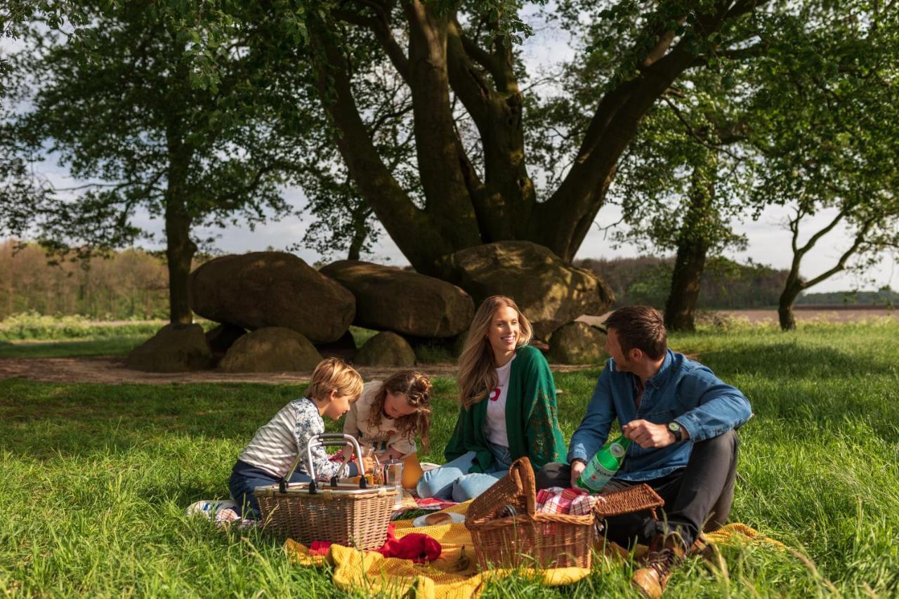 4P Chalet Tolve Met 4 Fietsen Vlakbij Natuurgebieden Drents Friese Wold, Fochteloerveen En Gevangenisdorp Veenhuizen Oosterwolde  Exteriör bild